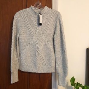 Cable knit sweater